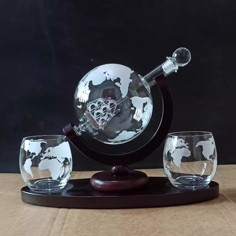 Creative Globe Decanter Set wi - Decanter Globe Set 评论和价格