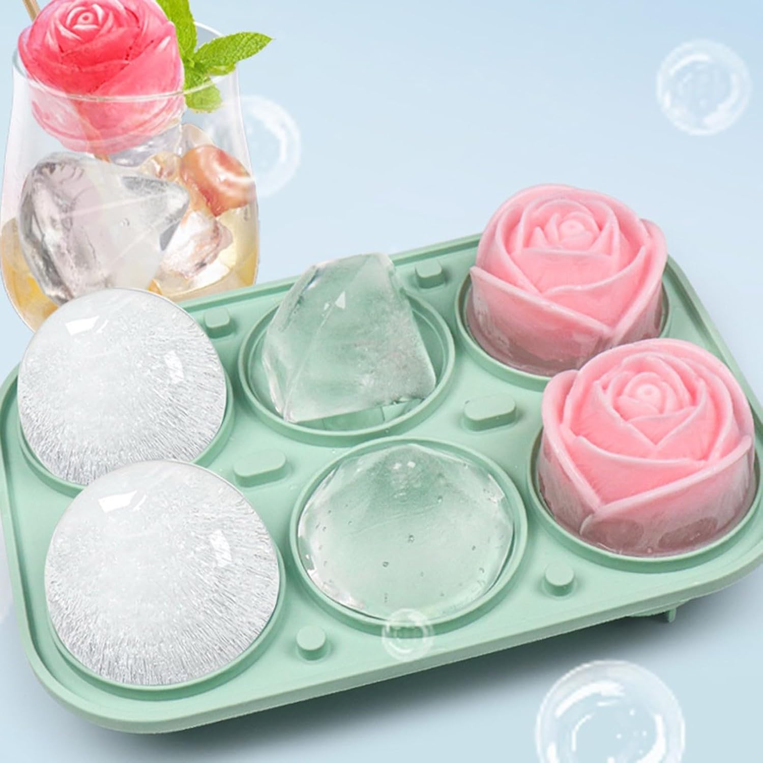 2026 Large Ice Tray with Lid S - Ice Mold Sphere 评论和价格