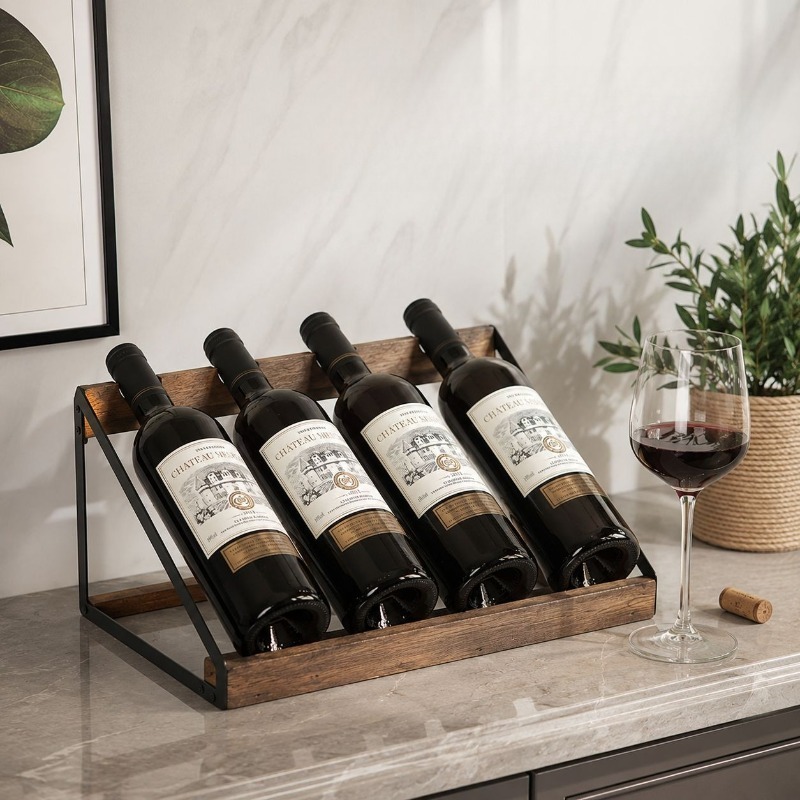 Home Bar Wooden Wine Rack Wine - Home Bar Stand 评论和价格