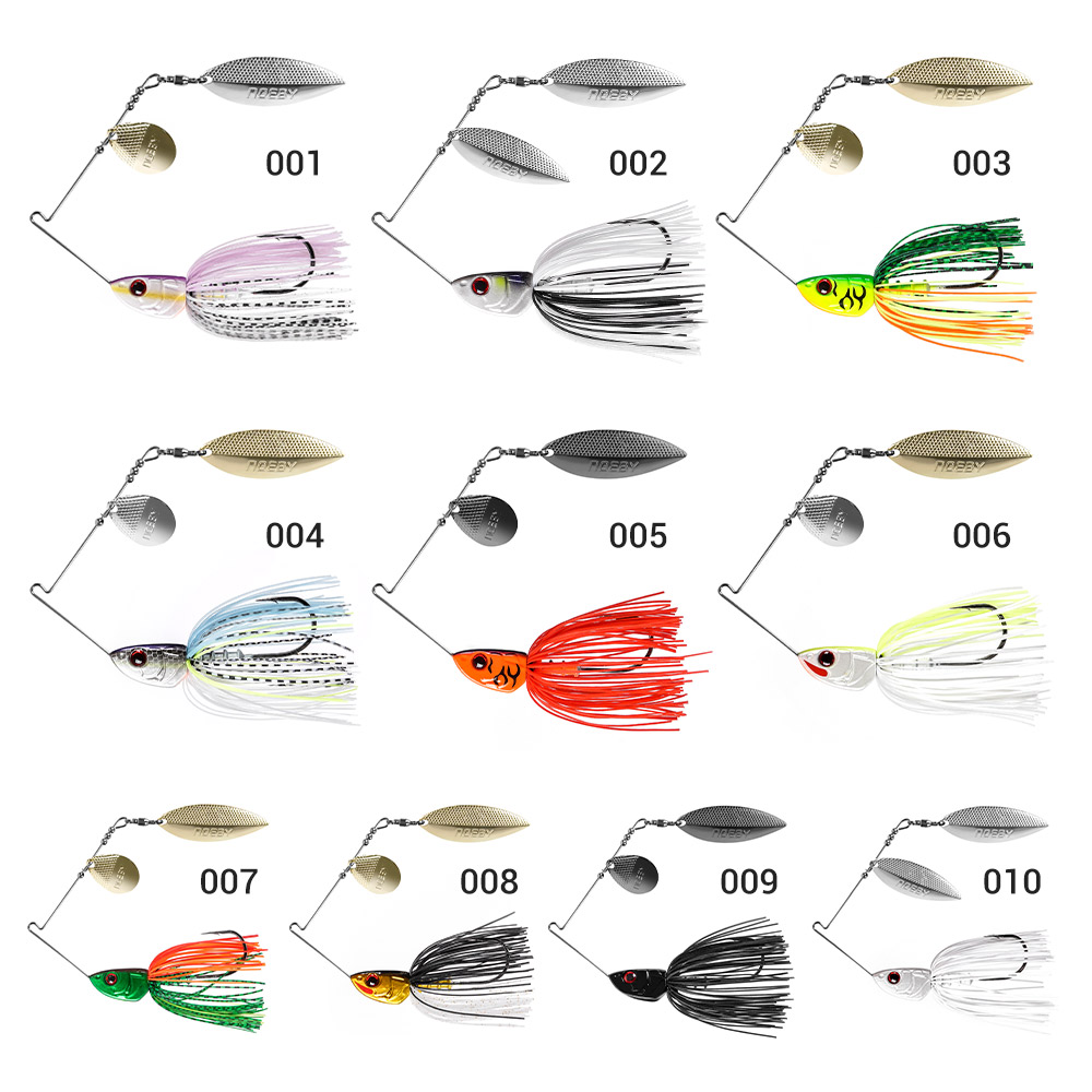Noeby Spinnerbait 10.5g 14g 21 - Jigger Double Sided 评论和价格