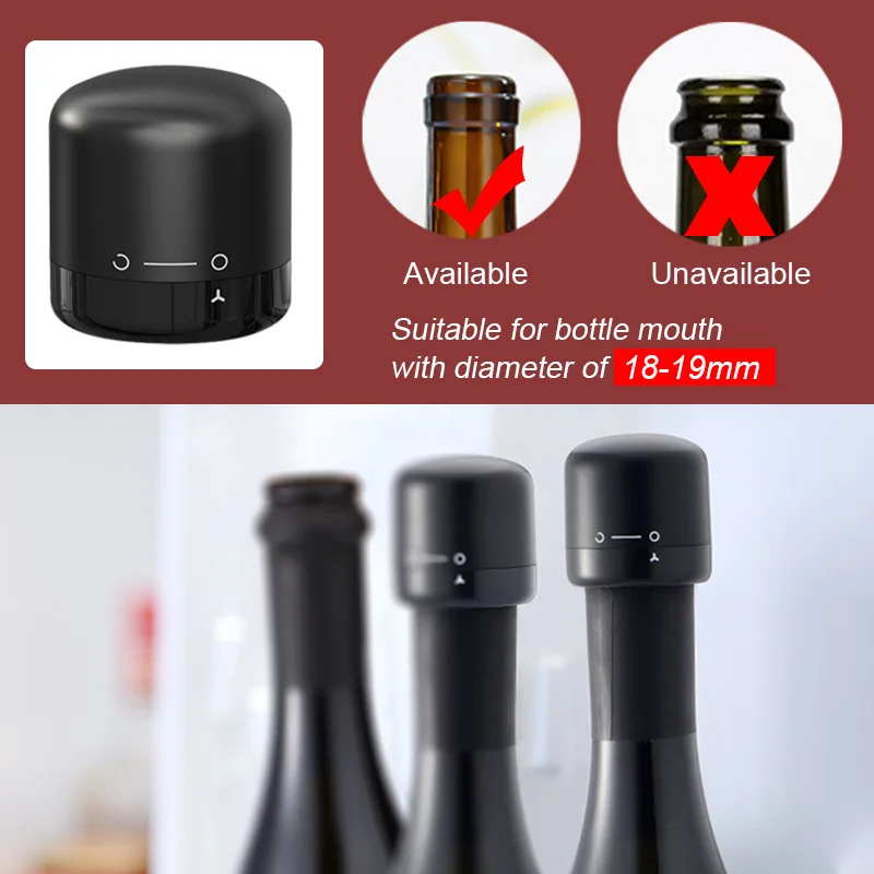 1-5pcs Vacuum Sealed Wine Bott - Wine Preservation Pump 评论和价格