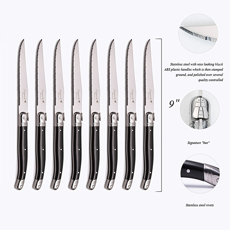 Laguiole Stainless Steel Steak - Home Bar Set 评论和价格