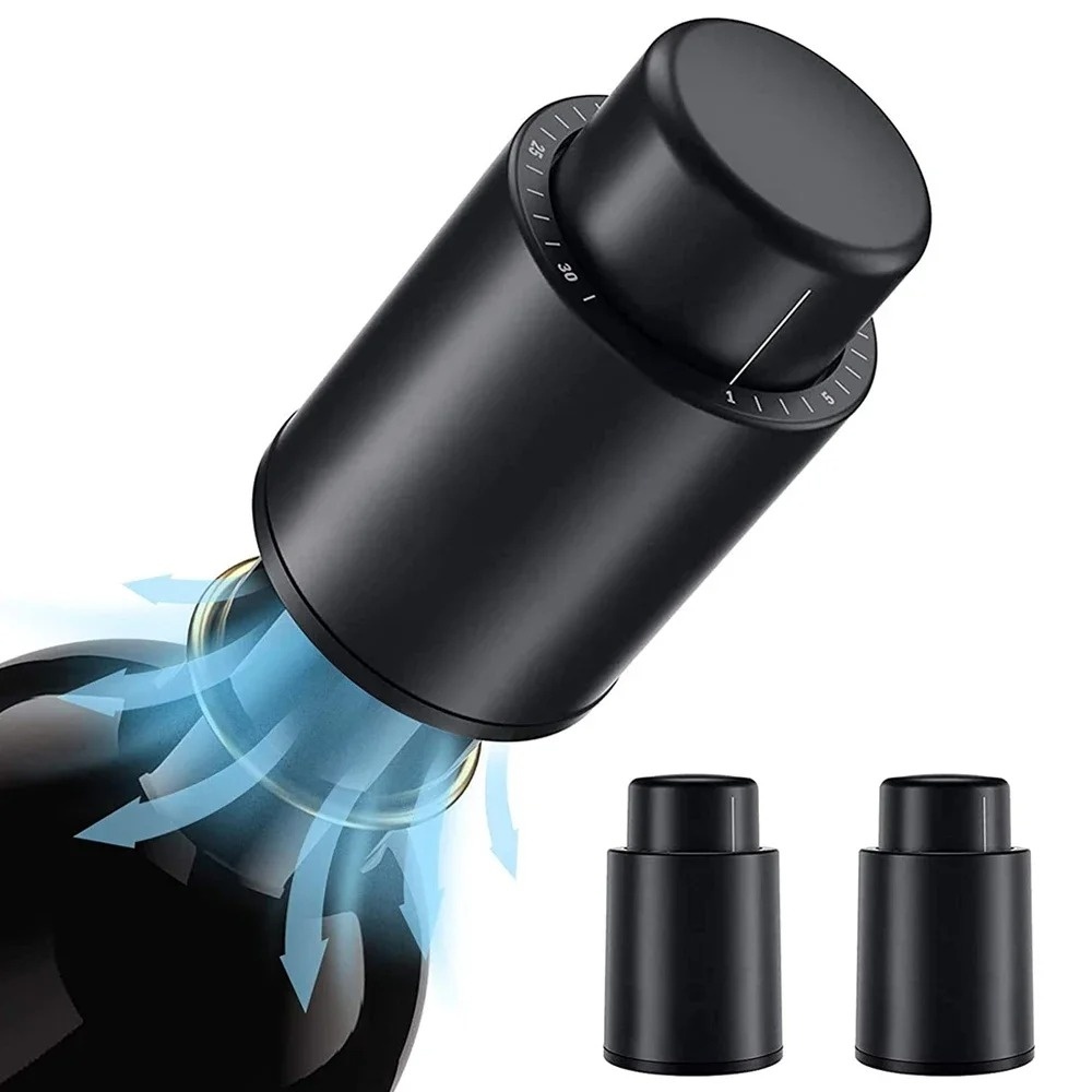 Push Type Vacuum Wine Preserve - Wine Preservation Pump 评论和价格