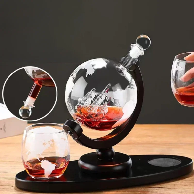 850Ml Whiskey Globe Decanter S - Decanter Globe Set 评论和价格