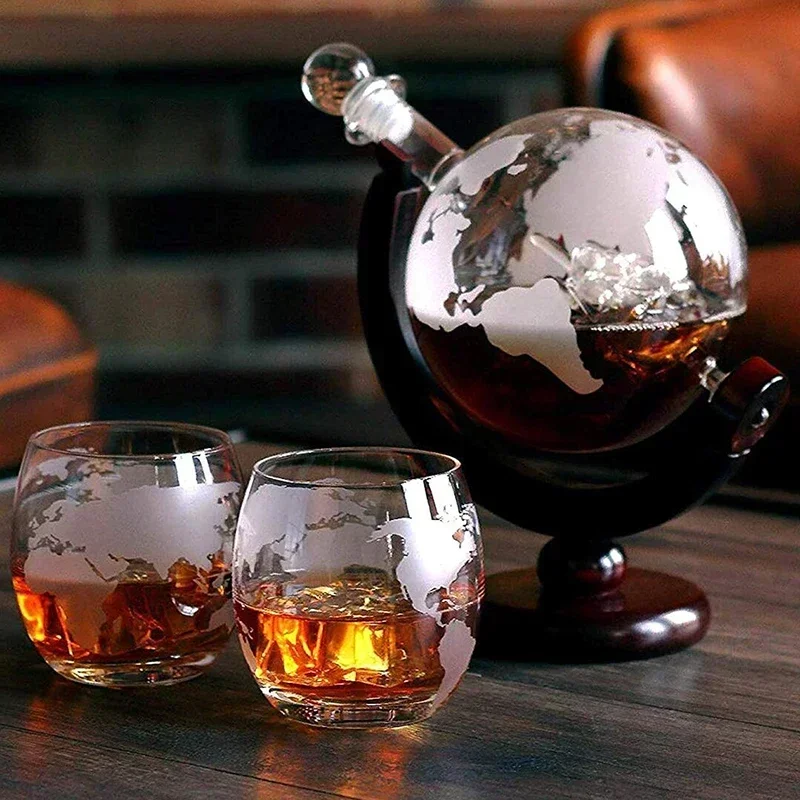 850Ml Whiskey Globe Decanter S - Decanter Globe Set 评论和价格