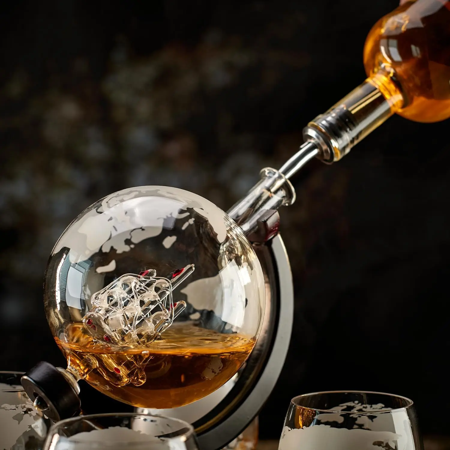 NANCIHUI Creative glass decant - Decanter Globe Set 评论和价格