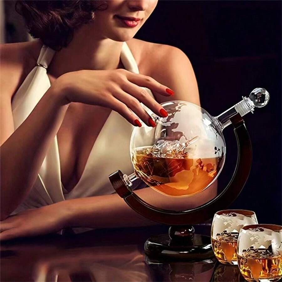 1-piece/3-piece set of globe d - Decanter Globe Set 评论和价格