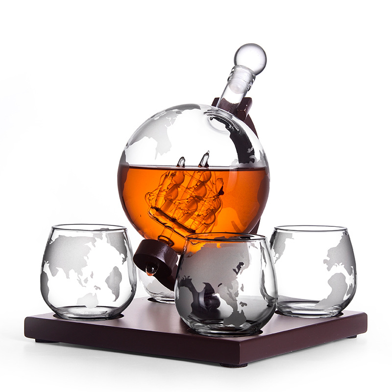 Globe Decanter Creative Glass  - Decanter Globe Set 评论和价格