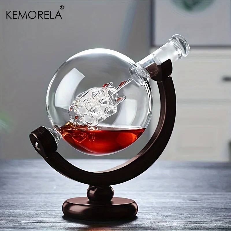 900ML Globe Whiskey Decanter S - Decanter Globe Set 评论和价格