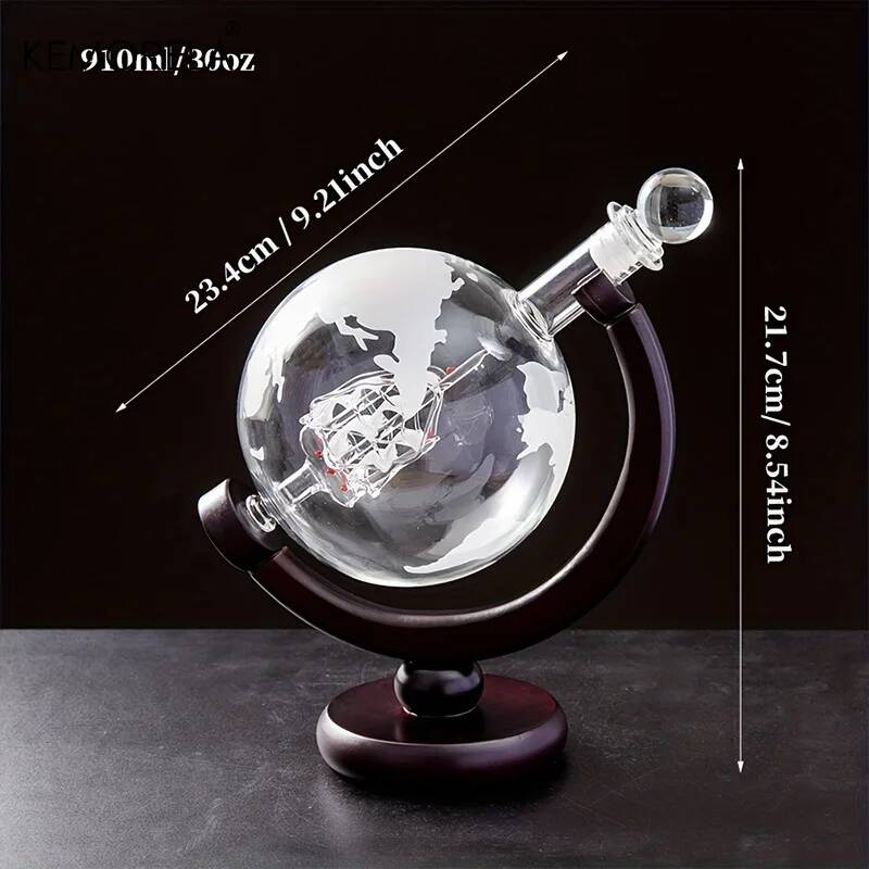 900ML Globe Whiskey Decanter S - Decanter Globe Set 评论和价格