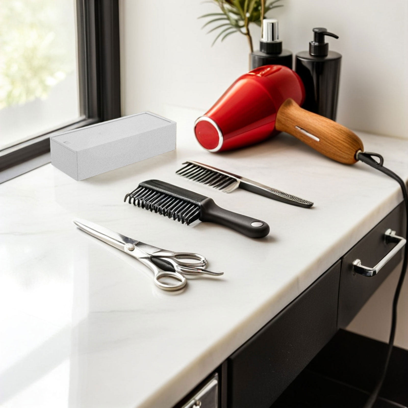 White Double Compartment Blade - Home Barber 评论和价格