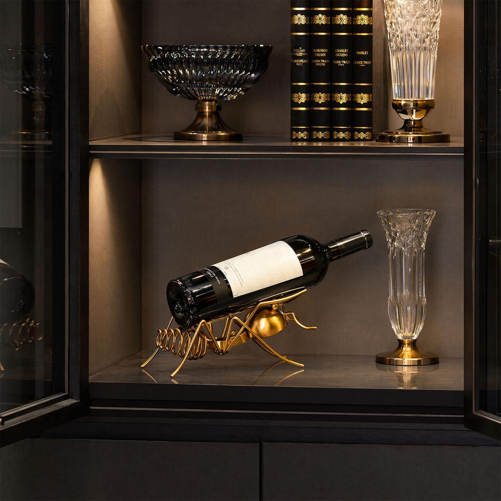 Solid Metal Wine Stand Unique  - Home Bar Stand 评论和价格