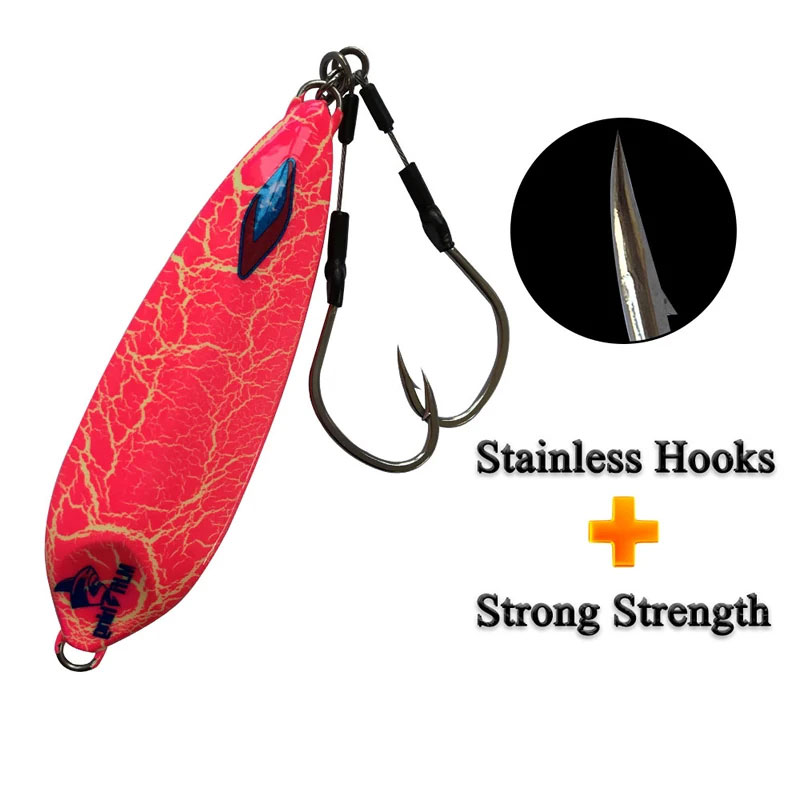 AS 10Pairs Barbed Double Hooks - Jigger Double Sided 评论和价格