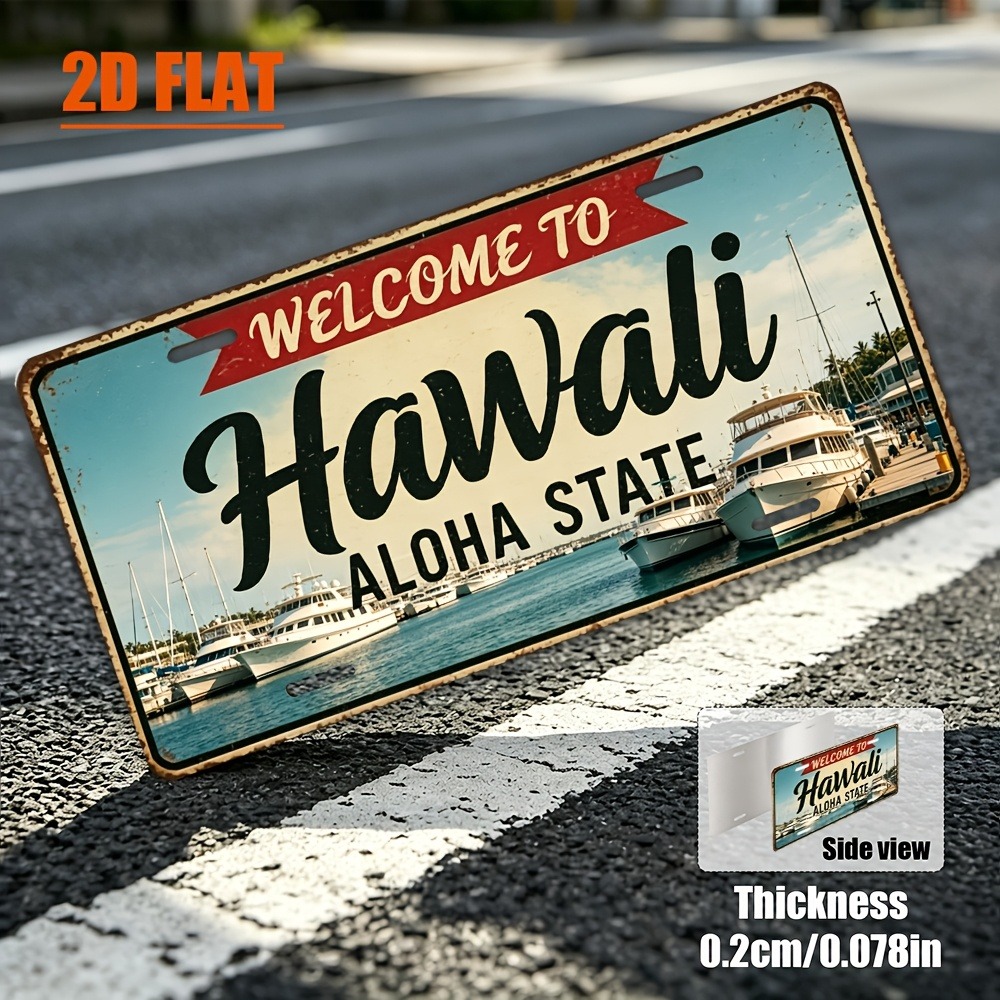 Customizable 1pc 2D Flat Hawai - Home Bar Signs 评论和价格