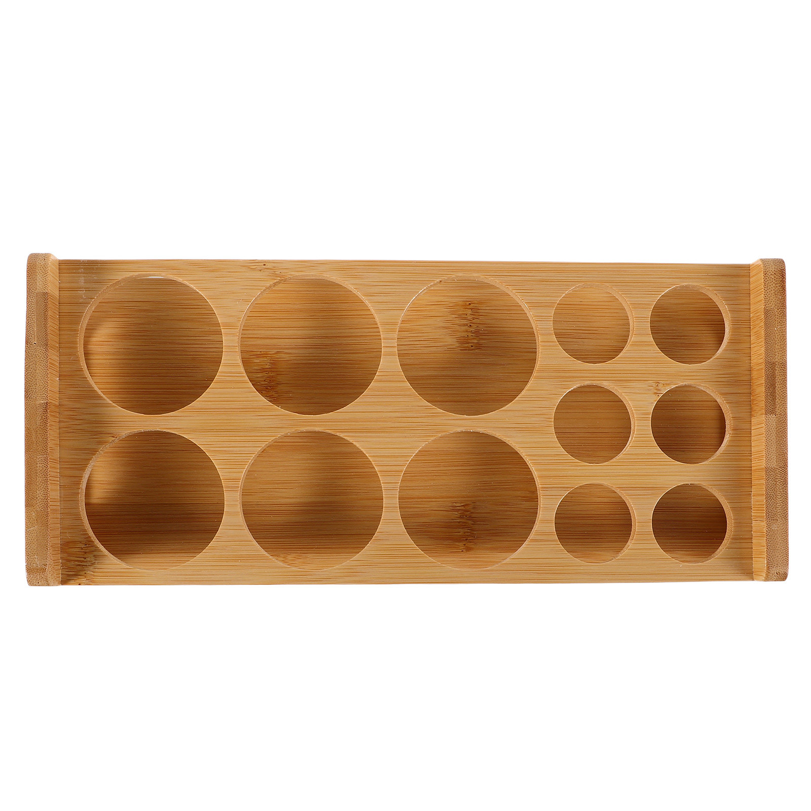 Bamboo Shot Glass Holder Premi - Home Bar Stand 评论和价格