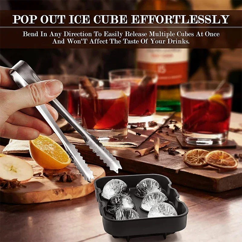 Large Ice Cube Trays Silicone  - Ice Mold Sphere 评论和价格
