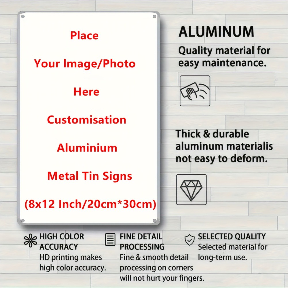 1pc Custom Aluminum Tin Sign 8 - Home Bar Signs 评论和价格